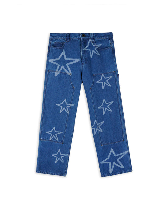 Stars denim double knee utility pant